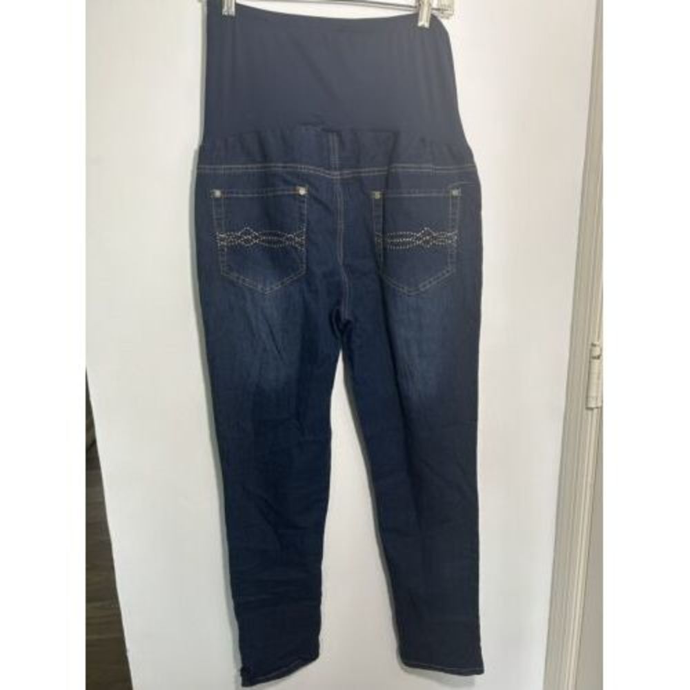 Times‎ 2 Under-Belly Maternity Skinny Jeans Rinse Large